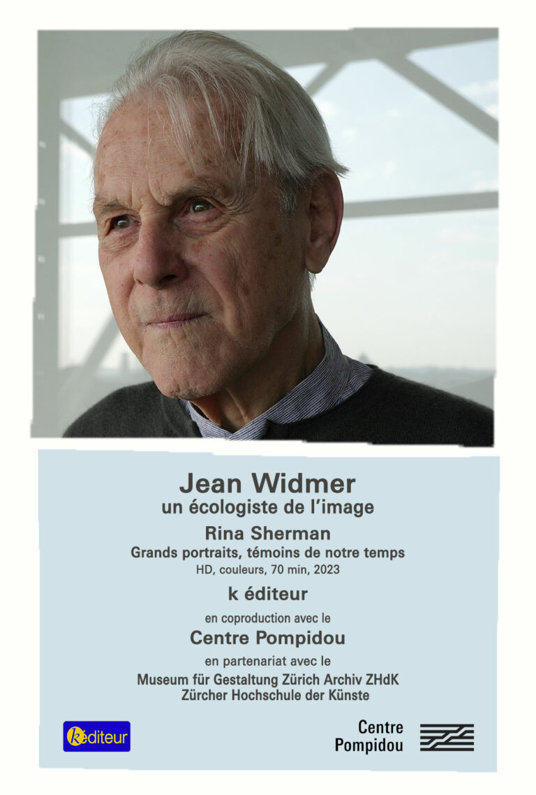 Jean Widmer, un écologiste de l'image / Rina Sherman