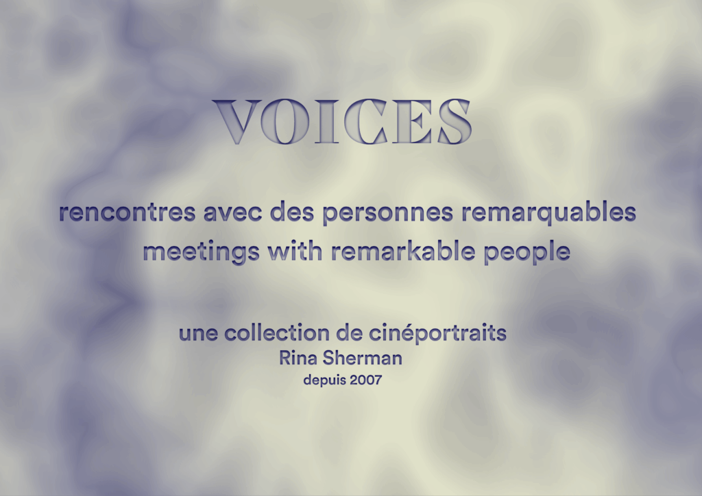 VOICES logotype / Rina Sherman